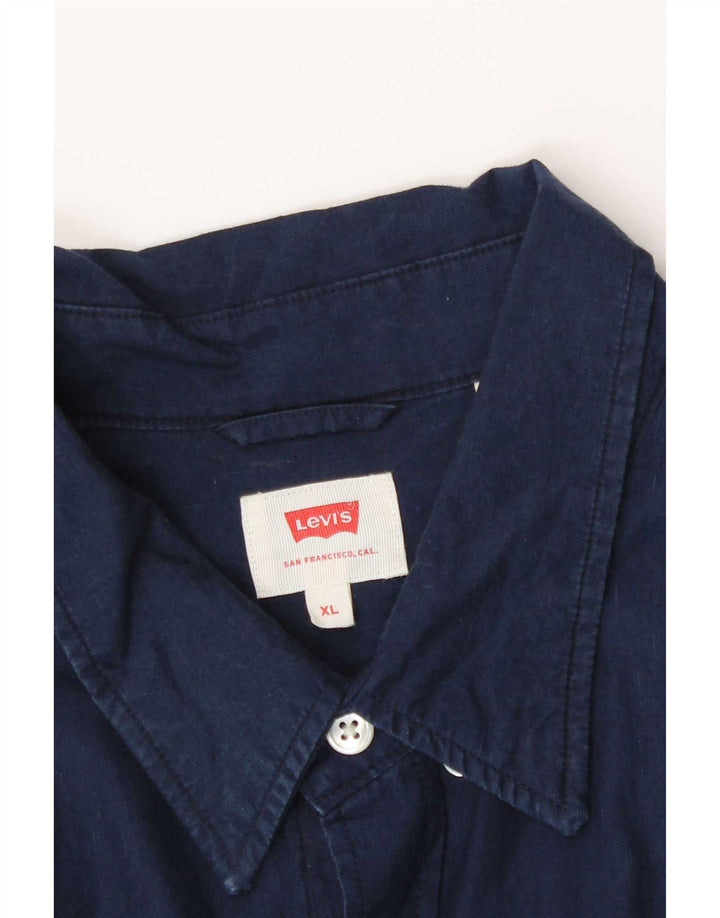Levi's herreskjorte XL marineblå