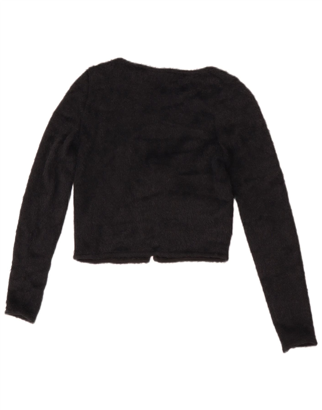 Topshop Dame Crop Cardigan Top UK 6 XS Sort Polyester
