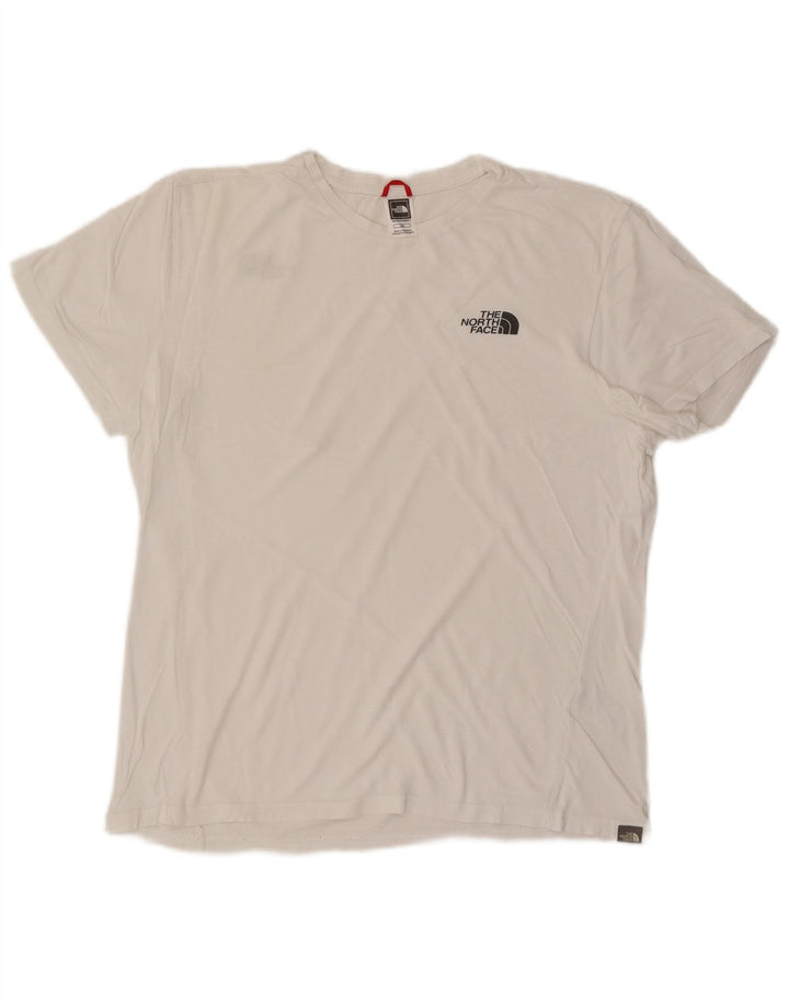 THE NORTH FACE Mens T-Shirt Top Large White Cotton