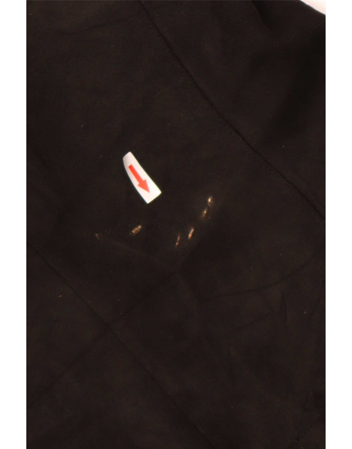 Zara Dame Overfrakke UK 10 Lille Sort