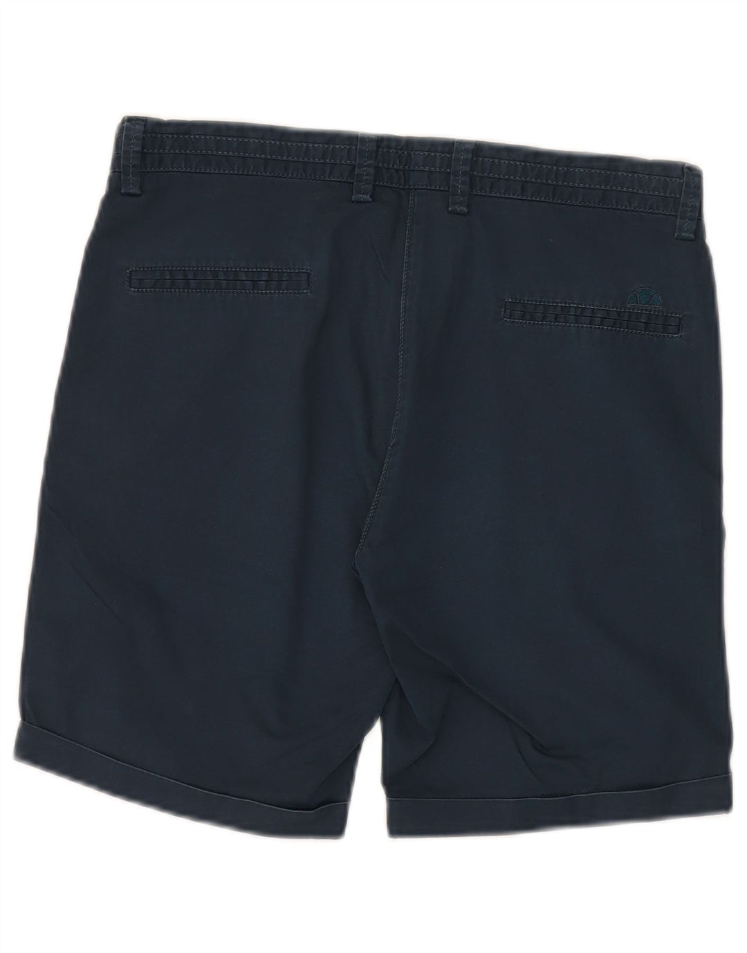 Ellesse Dame Chino Shorts IT 42 Medium W30 Marineblå Bomuld