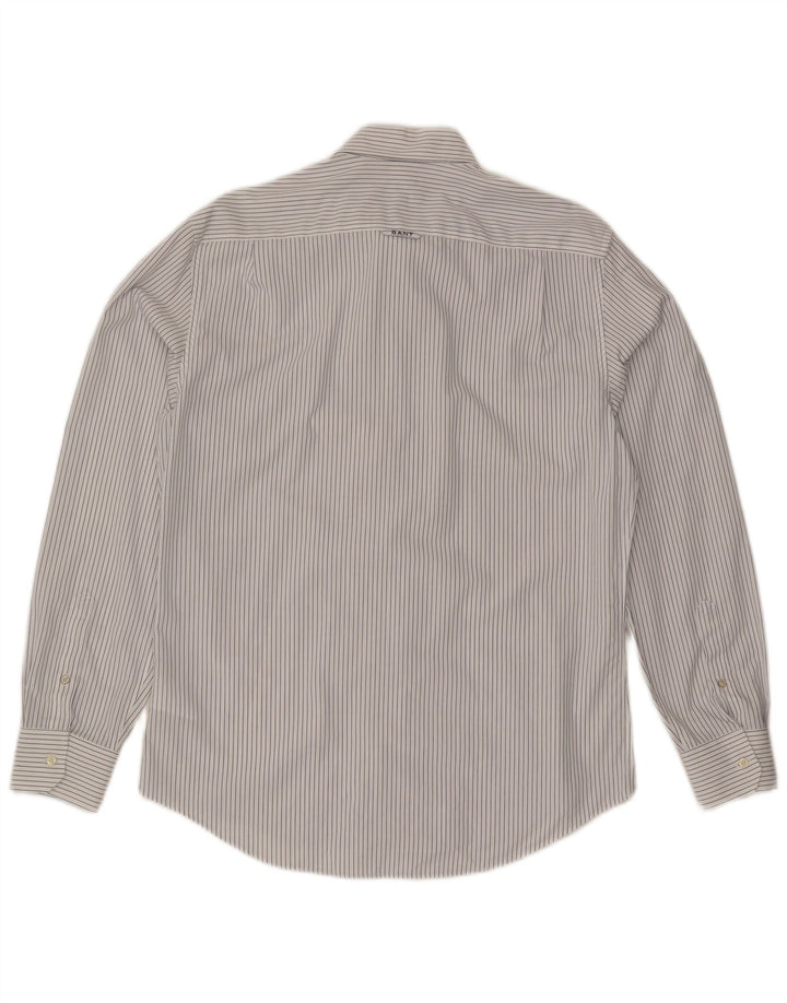 Gant Herre NON - IRON Shirt XL Hvidstribet bomuld