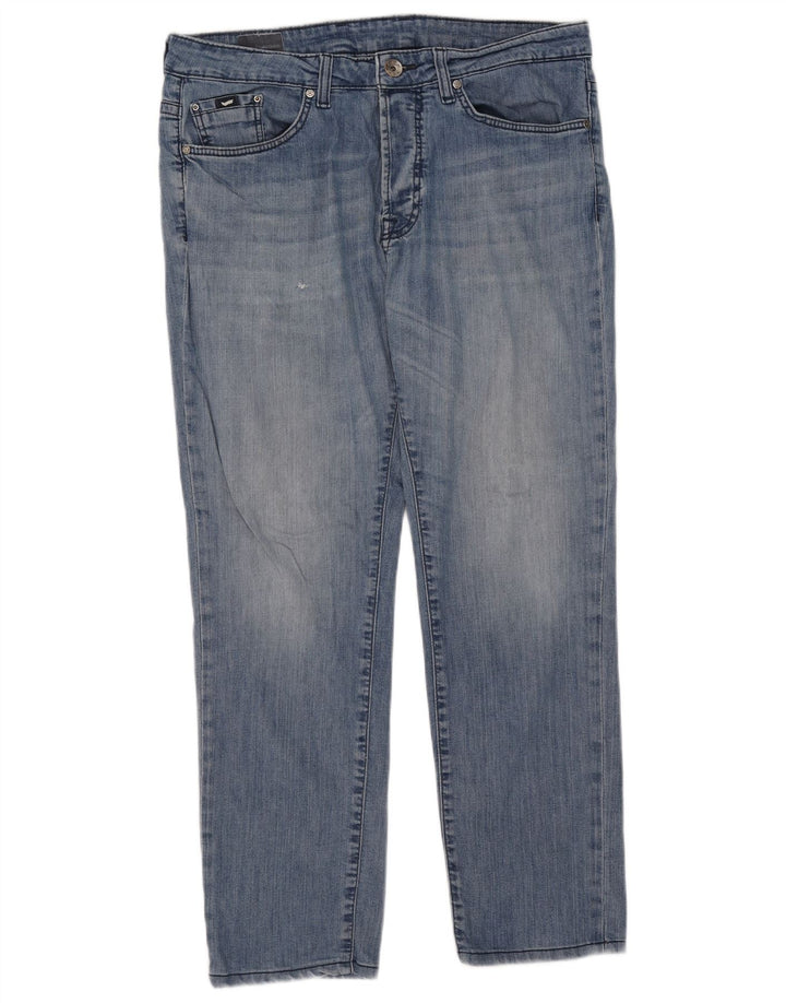 Gas Straight Jeans til mænd W36 L29 blå bomuld