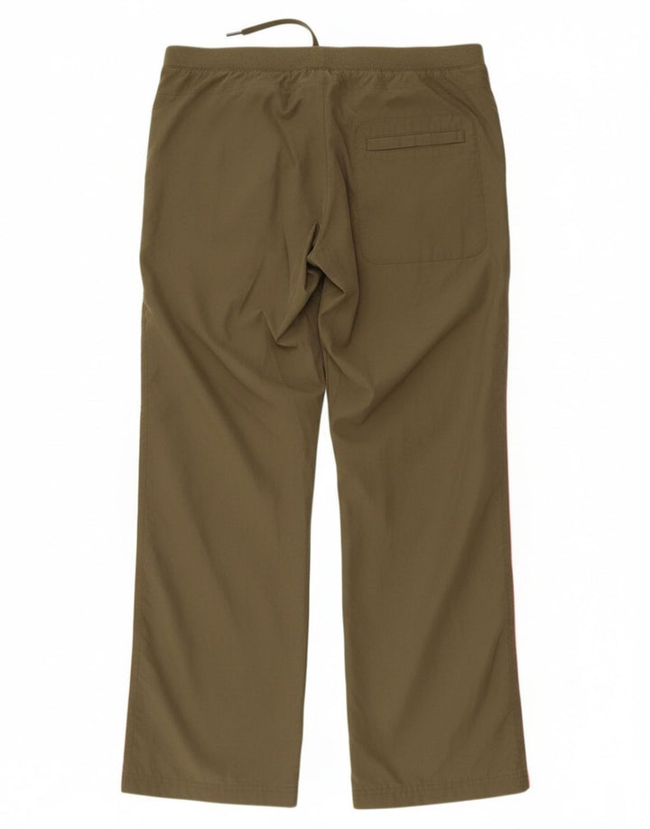 ADIDAS Girls Tracksuit Trousers 13-14 Years  Khaki Polyester