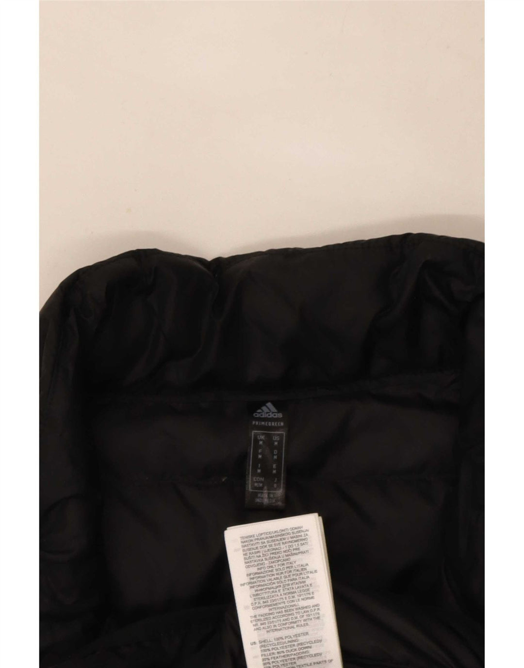Adidas Herre Polstret Gilet UK 38 Medium Black Polyester