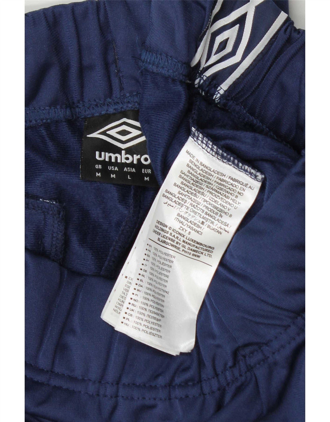 Umbro Herre grafisk hel træningsdragt Medium Marineblå Colourblock Polyester