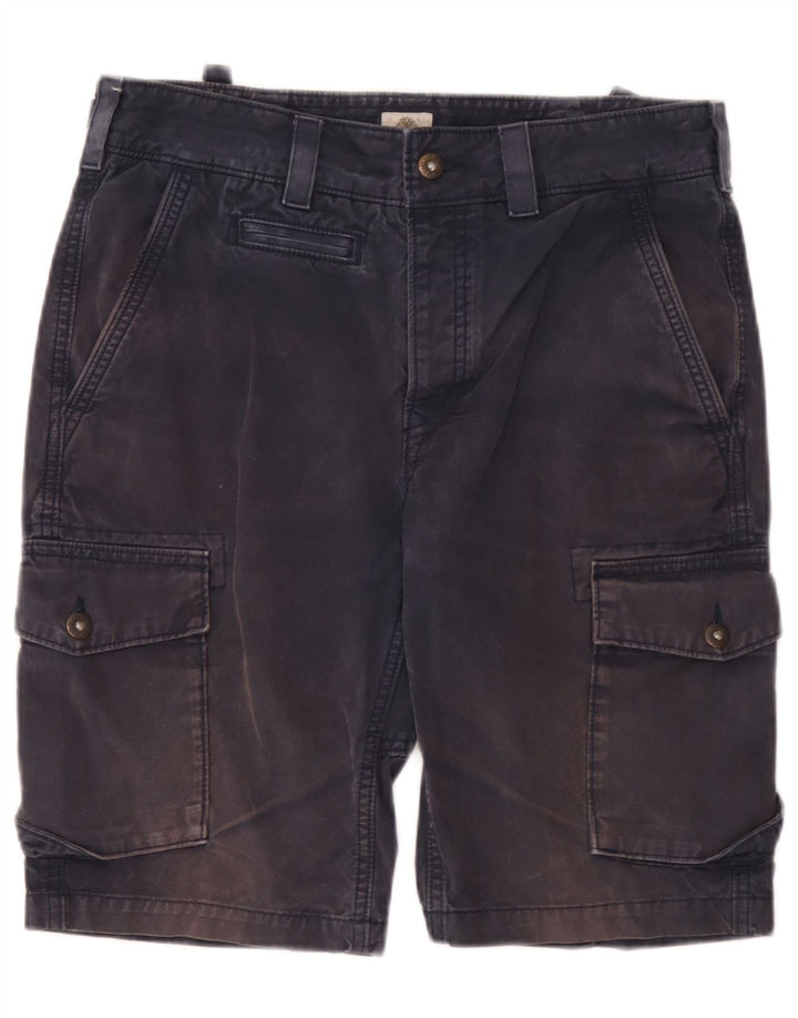 Timberland Herre Cargo Shorts W32 Mellem marineblå bomuld