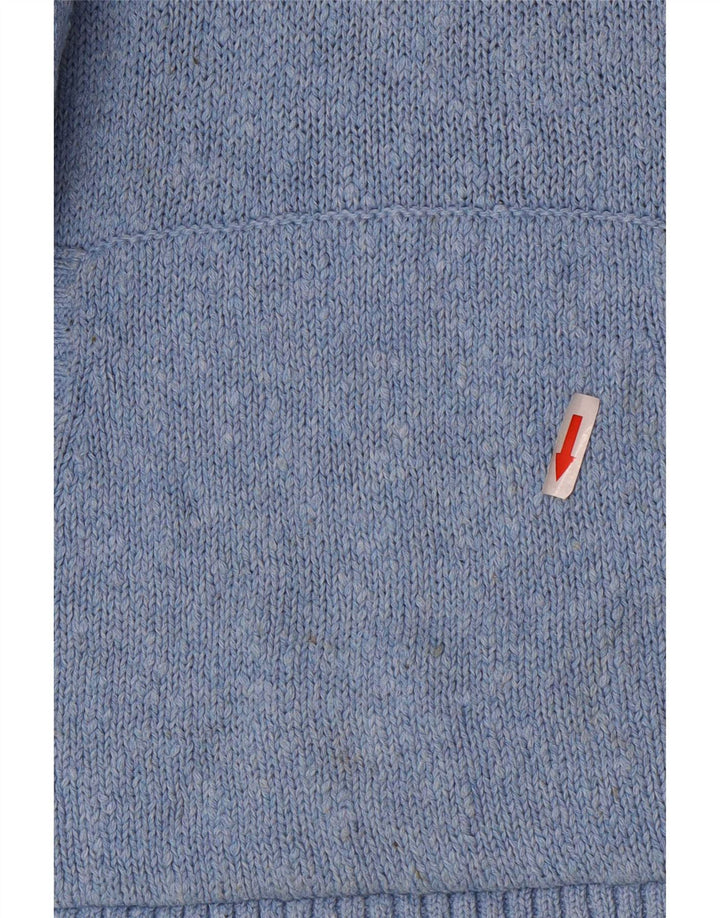 Fat Face Dame Hættetrøje UK 14 Medium Blue Bomuld