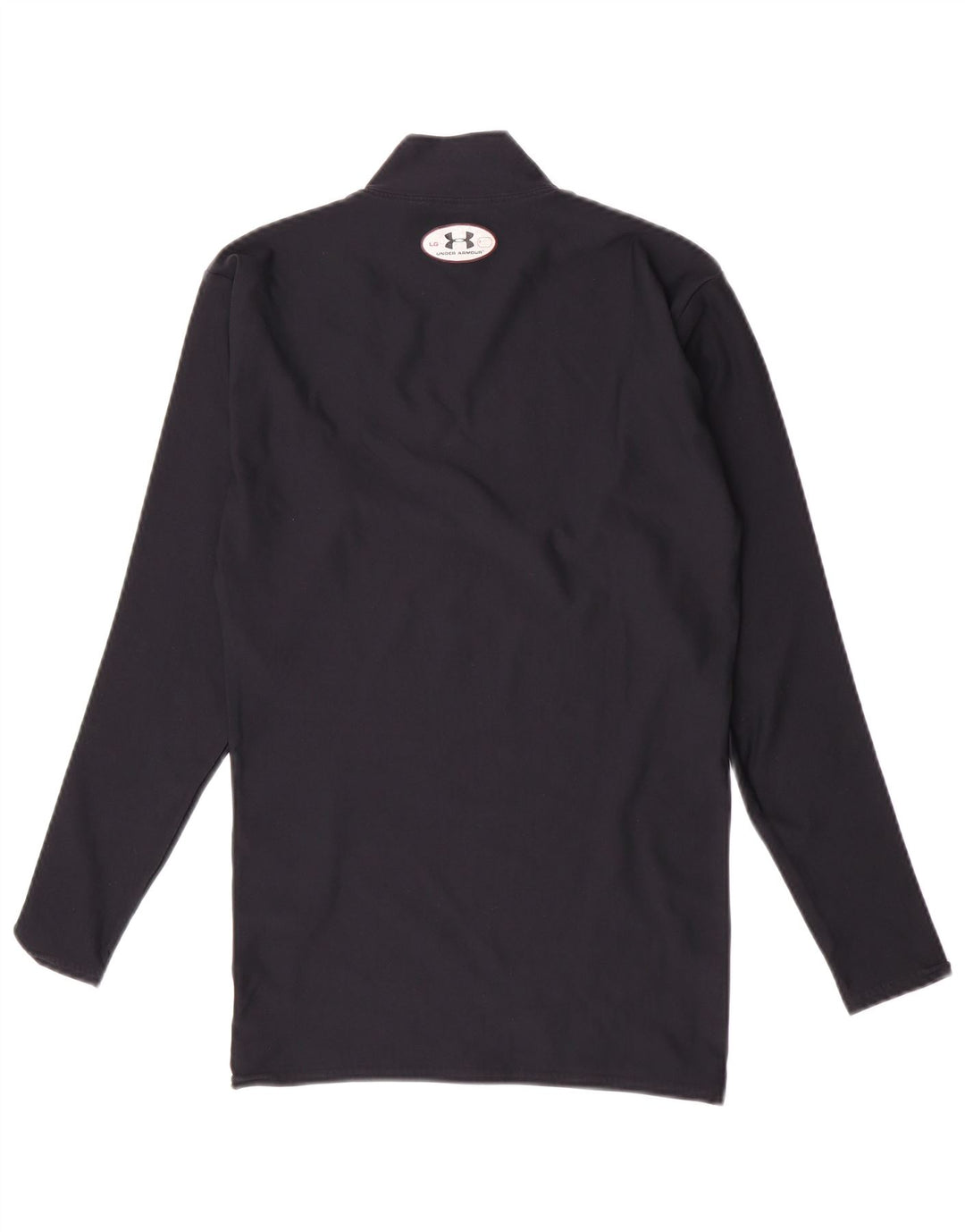 Under Armour Dame Top Langærmet UK 14 Large Navy Blue Nylon