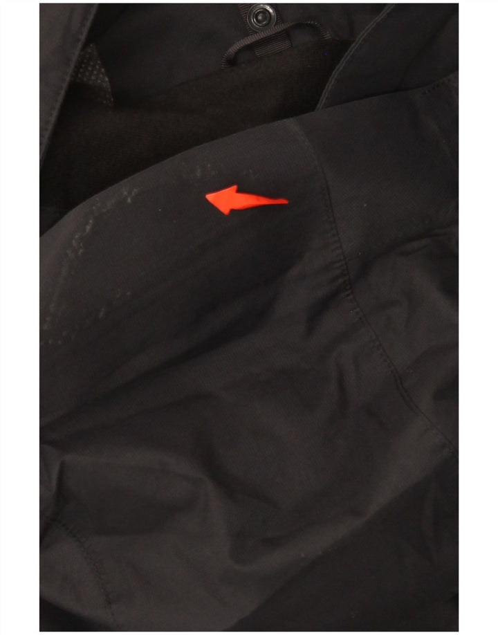 THE NORTH FACE Regnjakke med hætte til mænd UK 40 Stor sort polyester