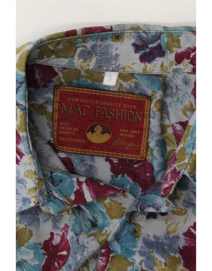 Mac Fashion Herre kortærmet skjorte lille flerfarvet blomster