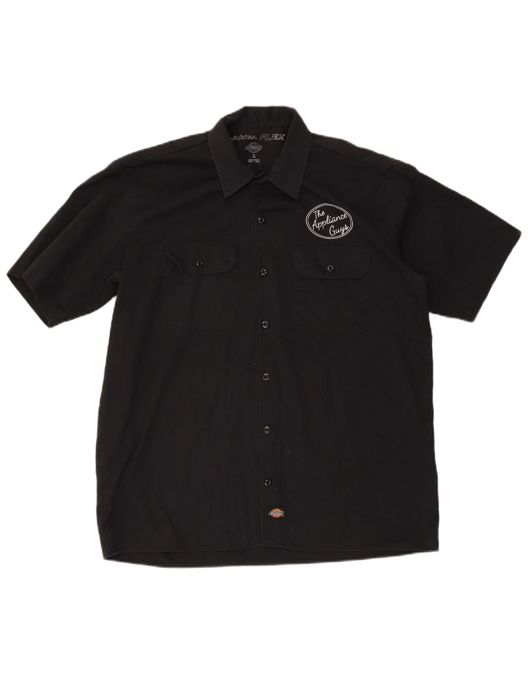 Dickies Herre grafisk kortærmet skjorte stor sort polyester