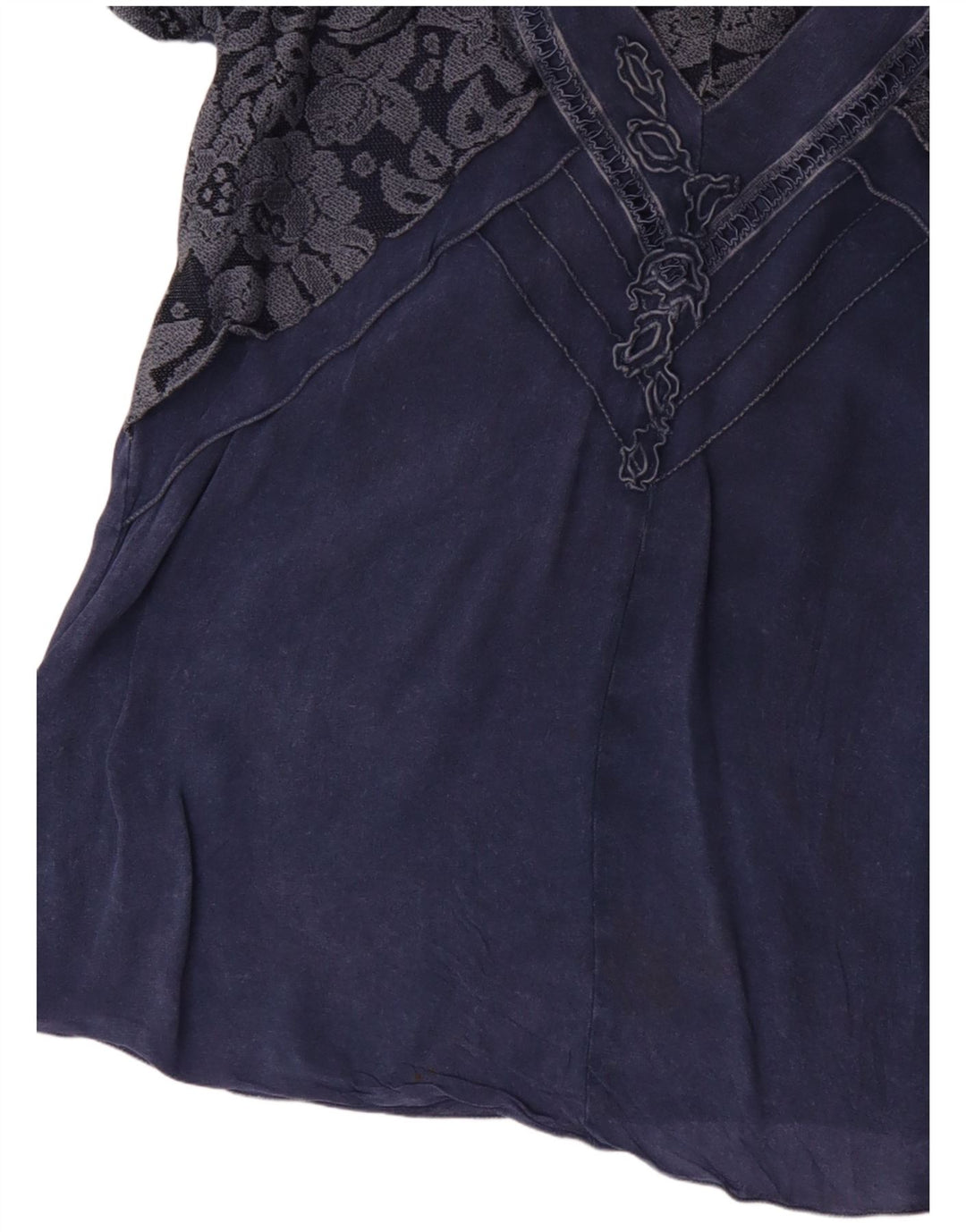 JOSEPHINE Dame Bluse Top UK 16 Large Blue Floral