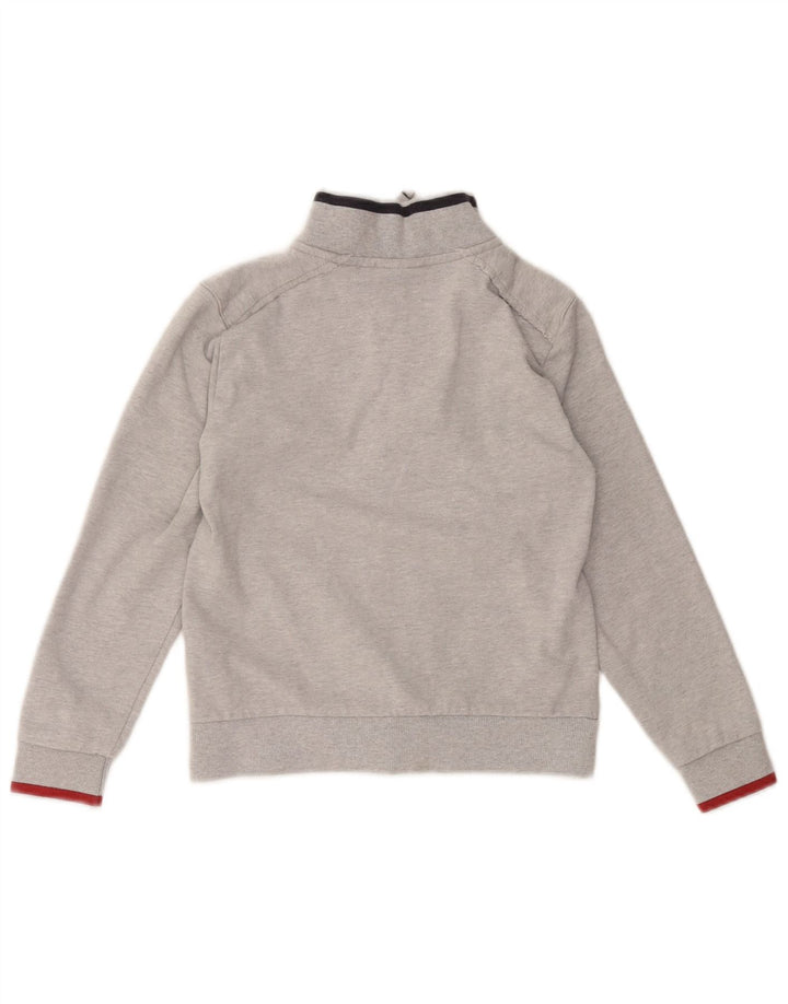 NAPAPIJRI drenge grafisk træningsdragt topjakke 9-10 år grå bomuld