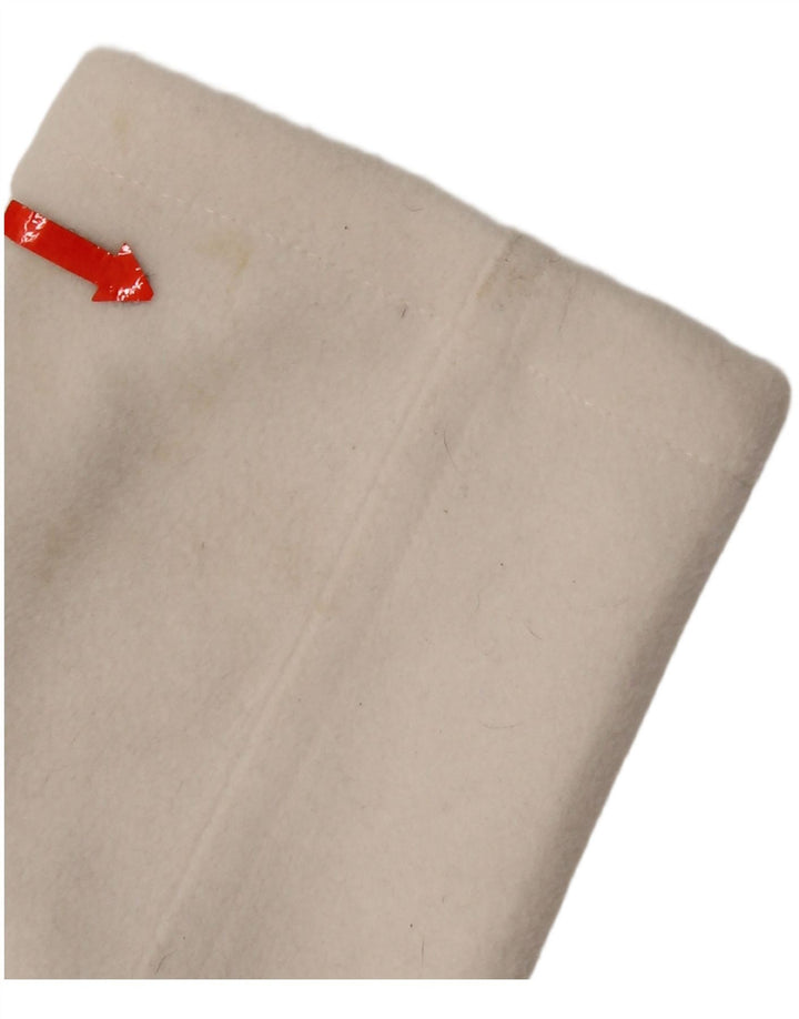 Zara Dame 4 Buttons Crop Blazer Jacket UK 10 Small White Polyester