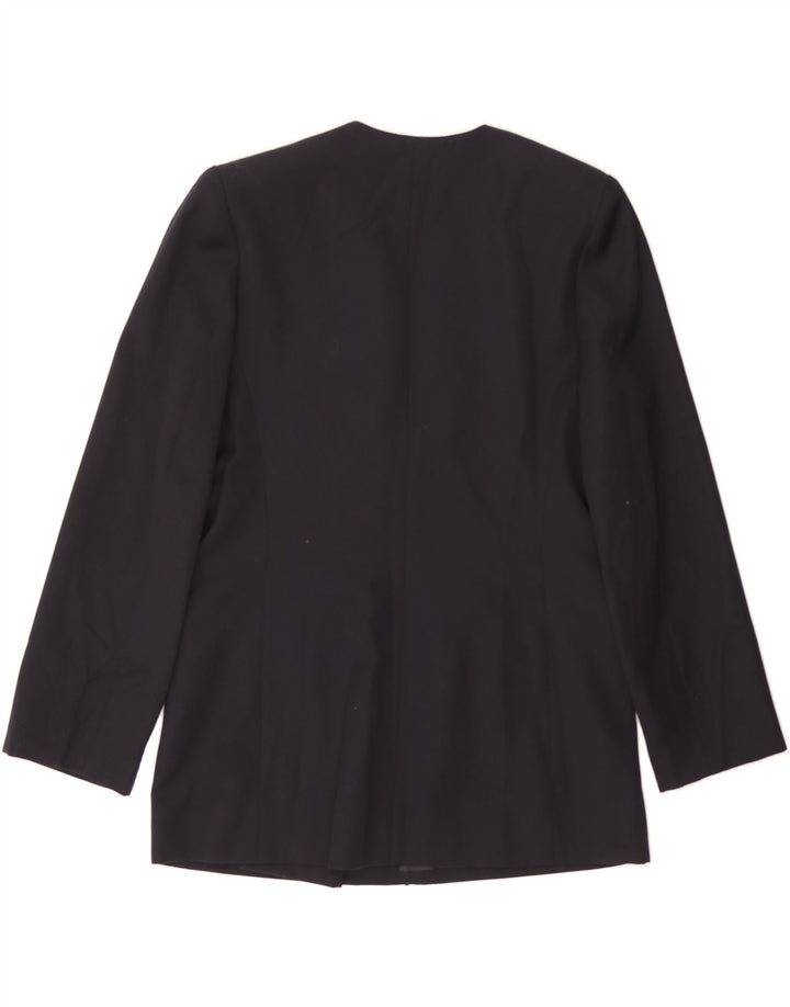 LUISA SPAGNOLI Womens Double Breasted Blazer Jacket IT 44 Medium Navy Blue Vintage Luisa Spagnoli and Second-Hand Luisa Spagnoli from Messina Hembry 