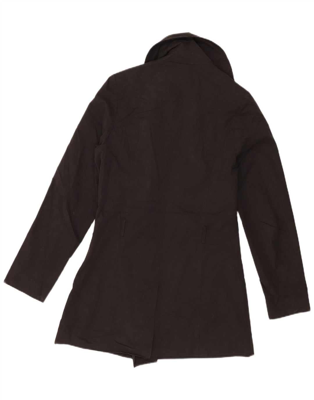 Billabong Dame Dobbeltradet Frakke UK 10 Small Black Bomuld