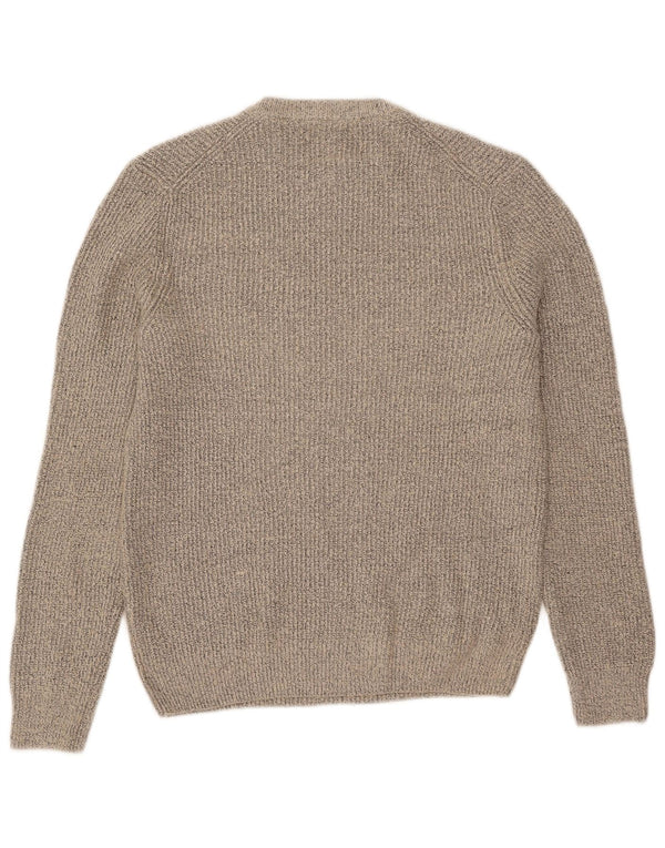 Marks & Spencer Herre sweater med rund hals, medium beige flækket