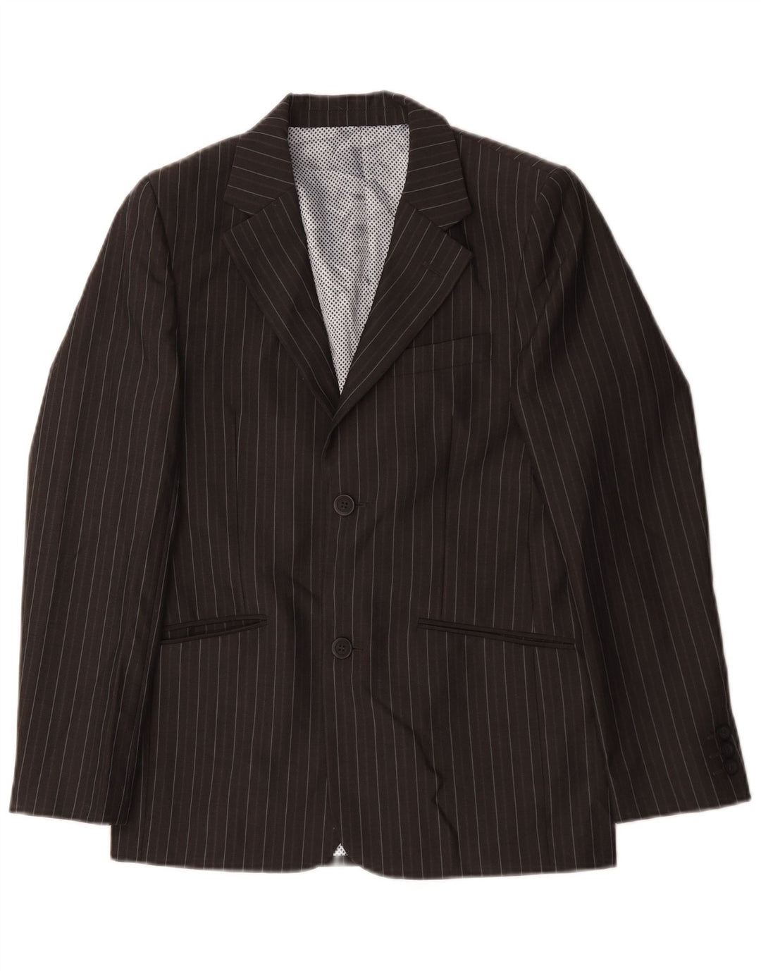 Marks & Spencer Boys Autograph Blazer Jakke 12-13 år Grå nålestribet