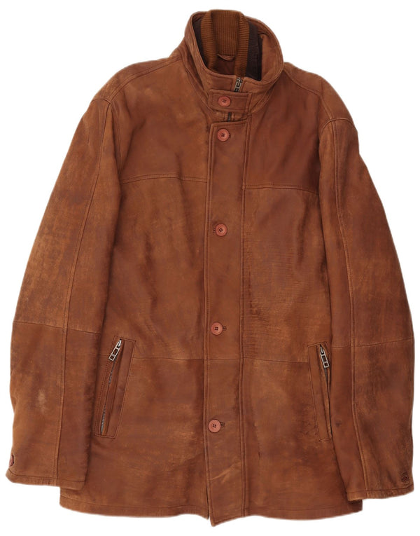 Ashwood Herre Læderjakke UK 46 3XL Brun Læder