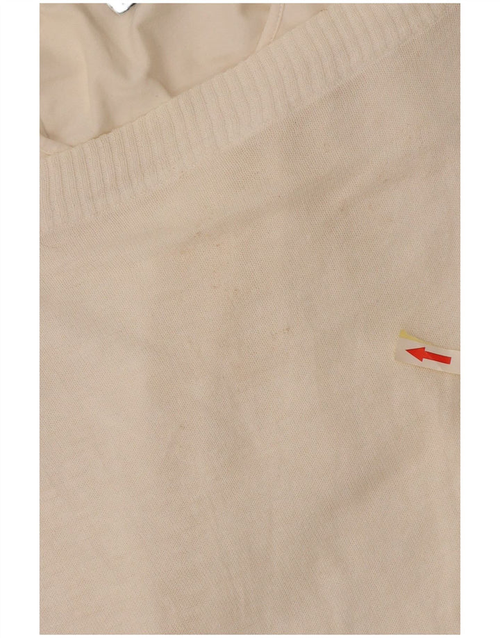 Kappa Dame Boat Neck Jumper Sweater UK 18 XL Hvid