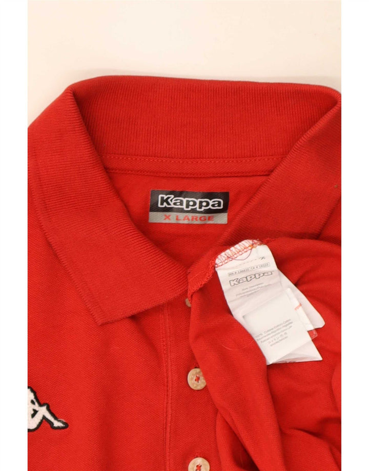 Kappa herre poloshirt XL Rød