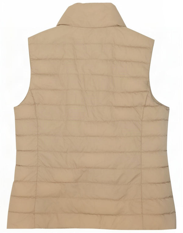 Gant Womens Polstret Gilet UK 10 Small Beige Polyester