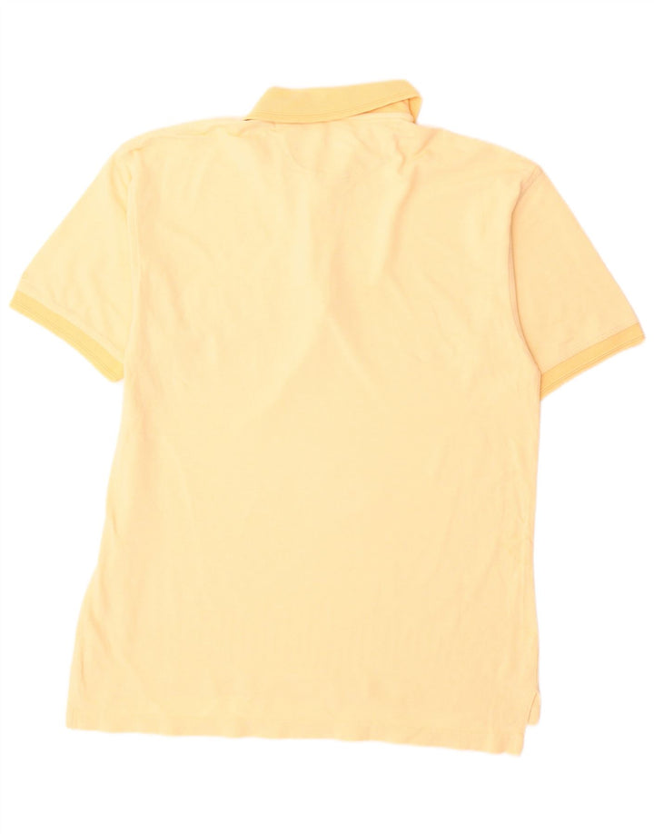 Izod Polo Shirt til mænd Stor gul bomuld
