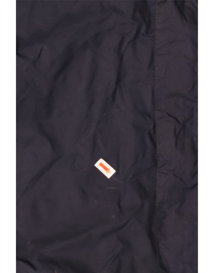 Adidas Herre Hooded Windbreaker Jacket UK 42 XL Navy Blue Polyester