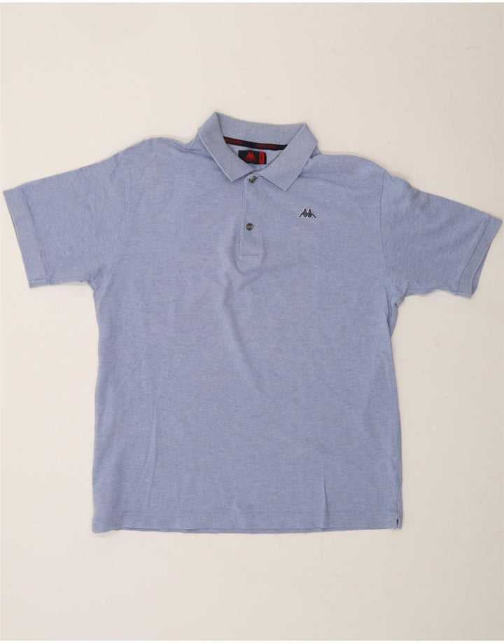KAPPA Mens Polo Shirt Medium Blue Cotton Vintage Kappa and Second-Hand Kappa from Messina Hembry 