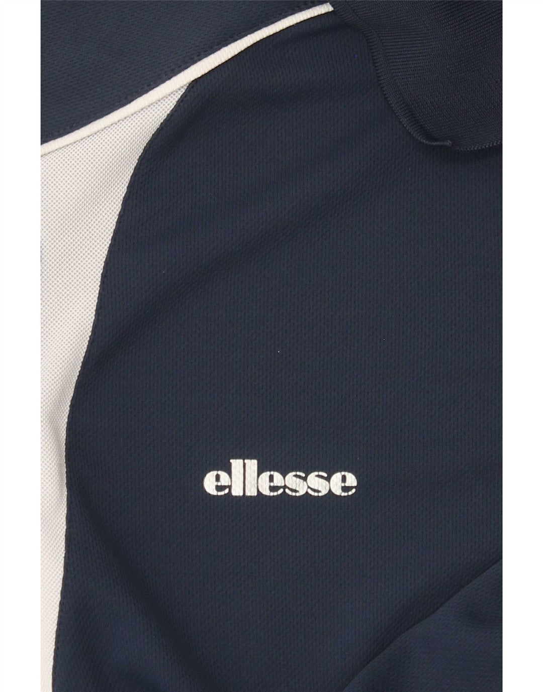Ellesse Herre Polo Shirt Medium Navy Blue Colourblock