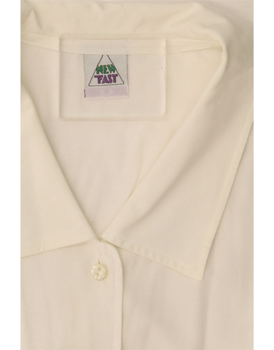 Ny hurtig damebluse med kortærmet skjorte UK 16 Large White