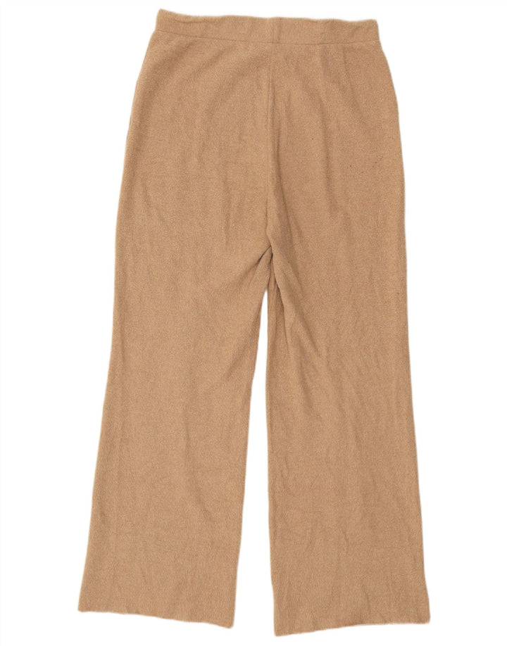 Zara Træningsdragtsbukser til kvinder UK 12 Medium Beige Polyester