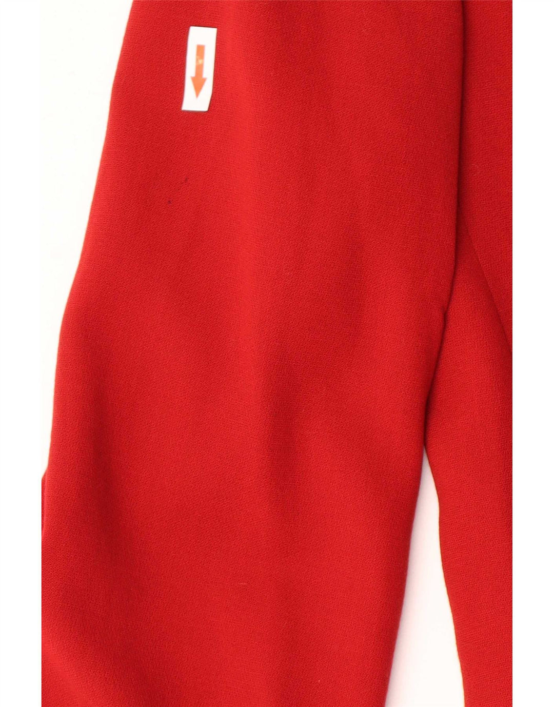 Max Mara Dame 3-knaps blazerjakke UK 8 Lille rød uld
