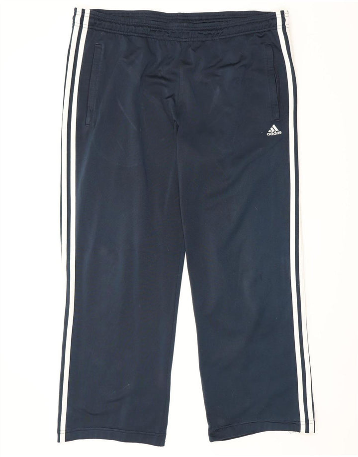 Adidas Træningsdragt bukser til mænd store marineblå polyester