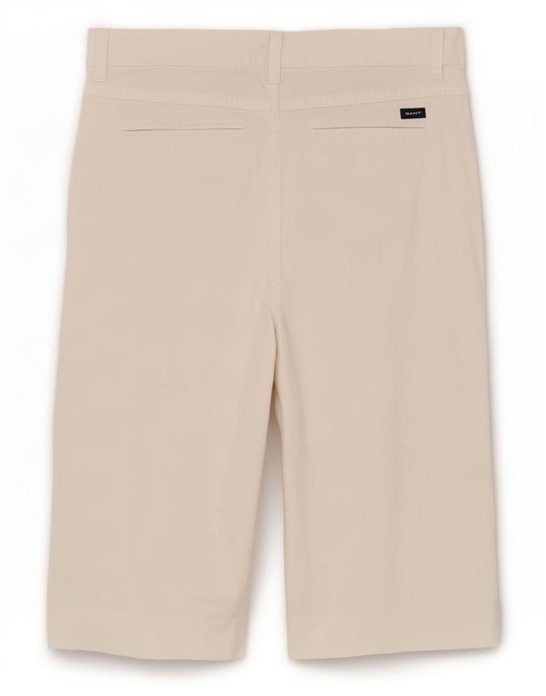 Gant Bermuda Shorts til kvinder W30 Medium Off White Bomuld