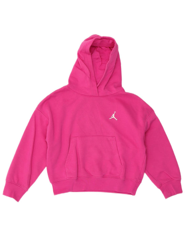 Jordan Piger Loose Fit Hoodie Jumper 8-9 år Lille Pink Bomuld Sports