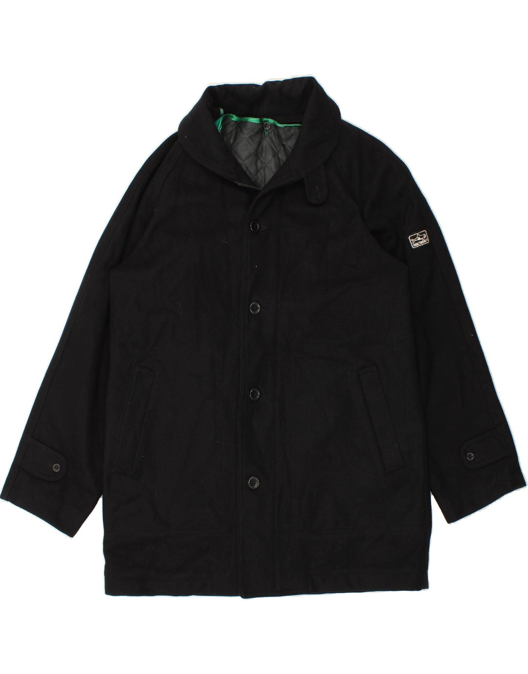 ORCINUS Mens Overcoat IT 52 XL Navy Blue Wool Vintage Orcinus and Second-Hand Orcinus from Messina Hembry 