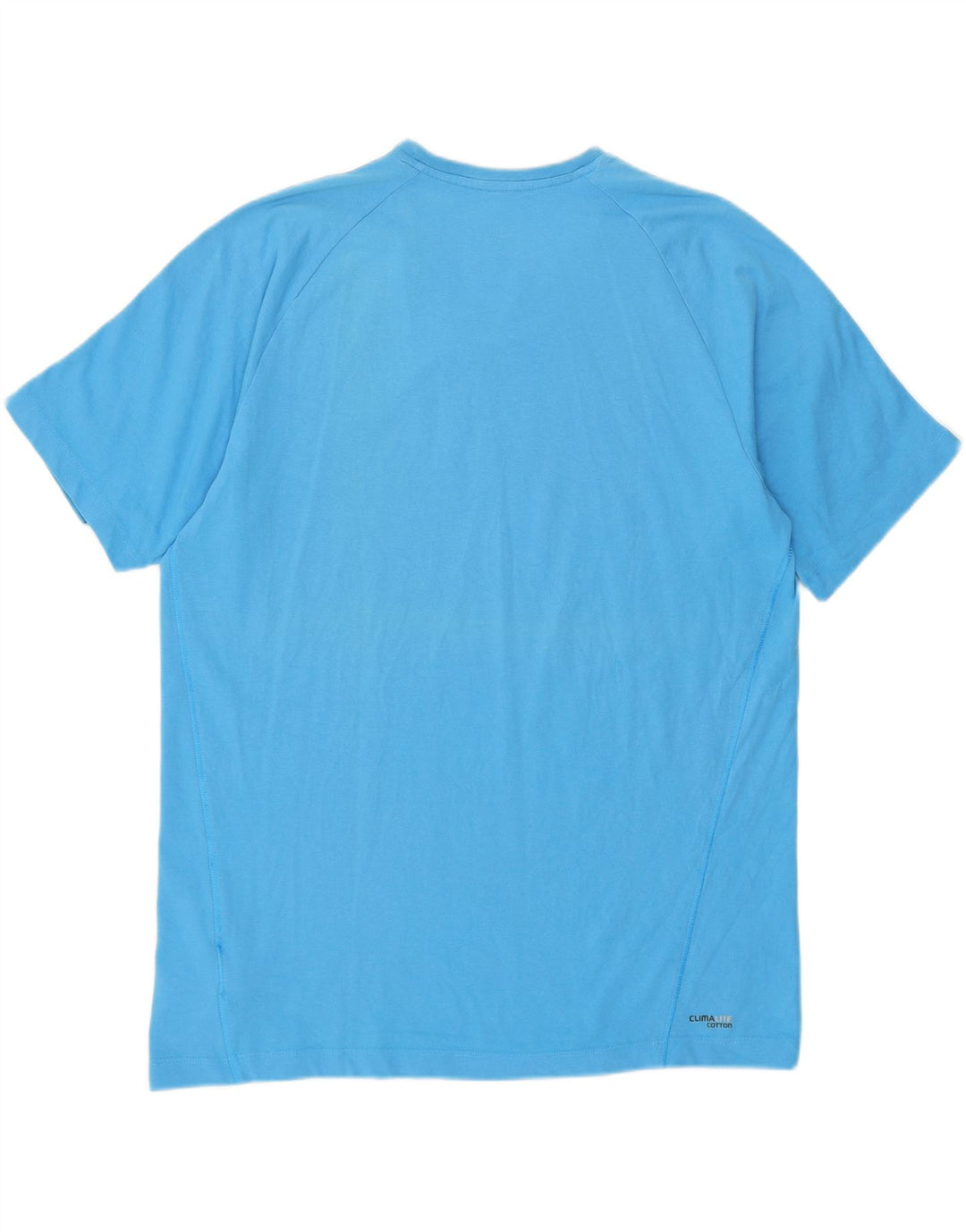 Adidas Herre Climalite T-Shirt Top Stor Blå Bomuld