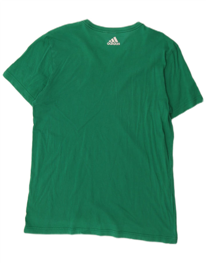 Adidas Herre grafisk T-shirt Top Medium Grøn