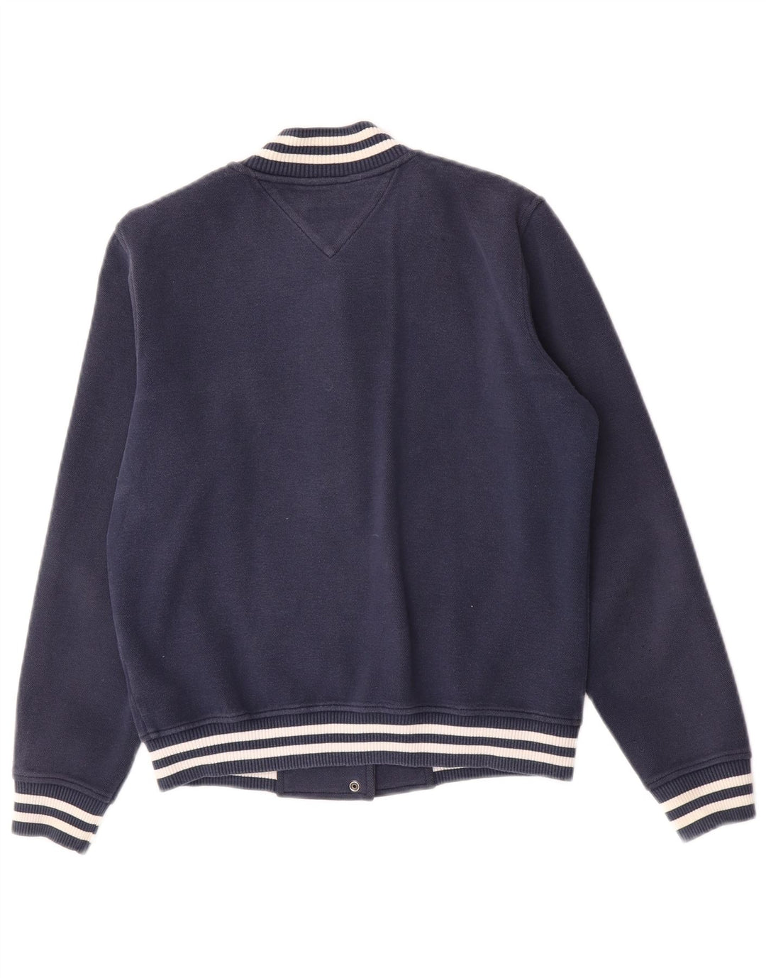 Tommy Hilfiger Dame Oversized Varsity Jacket UK 10 Small Navy Blue