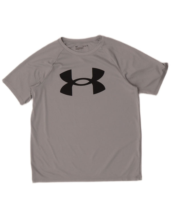 Under Armour Boys Grafisk T-Shirt Top 11-12 År Stor Grå