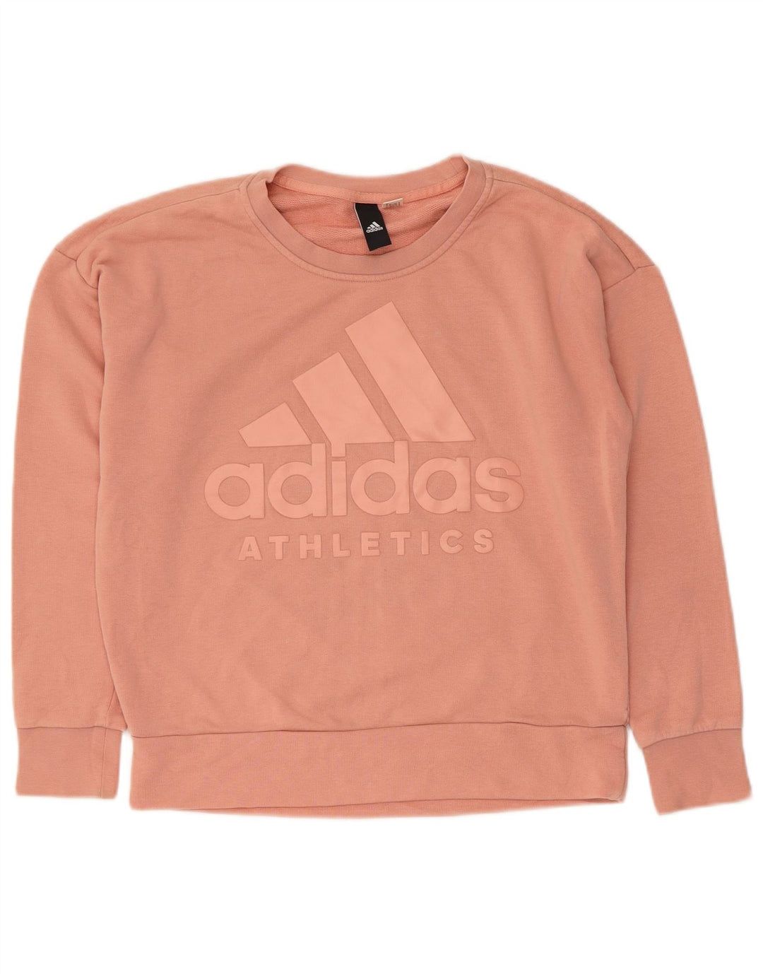 ADIDAS Graphic Sweatshirt Jumper UK 14 Medium Pink