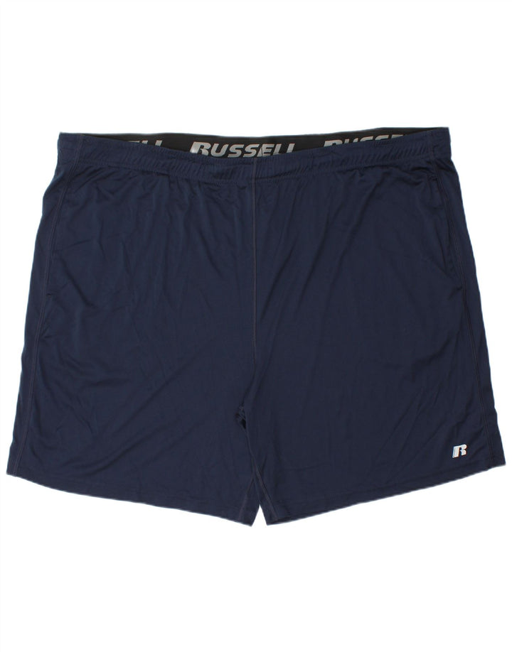 RUSSELL ATHLETIC Herre Dri-Power sportsshorts 2XL marineblå polyester