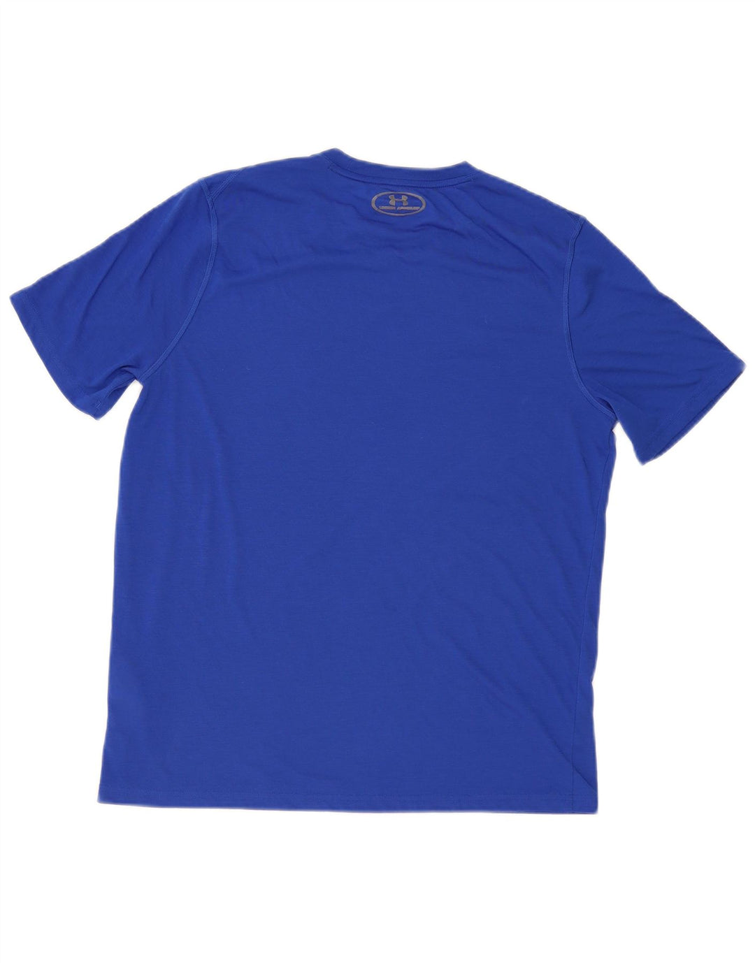 Under Armour Herre Heat Gear T-Shirt Top Stor Blå Polyester