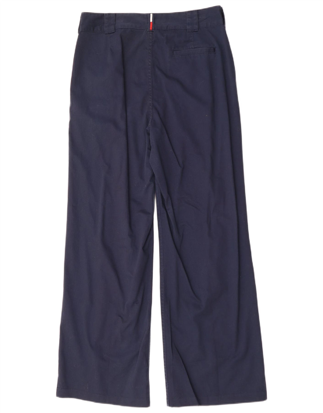 TOMMY HILFIGER Dame Bootcut Chino Bukser US 12 Large W32 L30 Marineblå