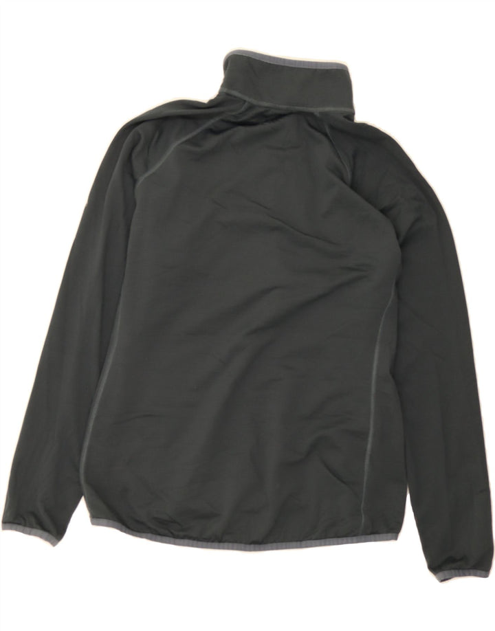 EDDIE BAUER Womens Zip Neck Pullover Tracksuit Top UK 18 XL Grey Polyester Vintage Eddie Bauer and Second-Hand Eddie Bauer from Messina Hembry 