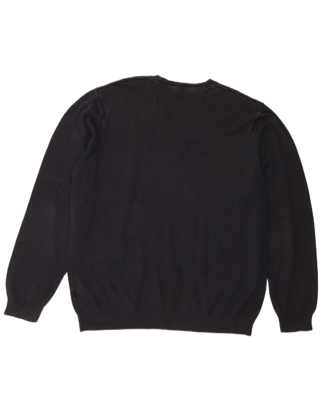Marks & Spencer Herre Blue Harbor V-hals sweater XL sort bomuld