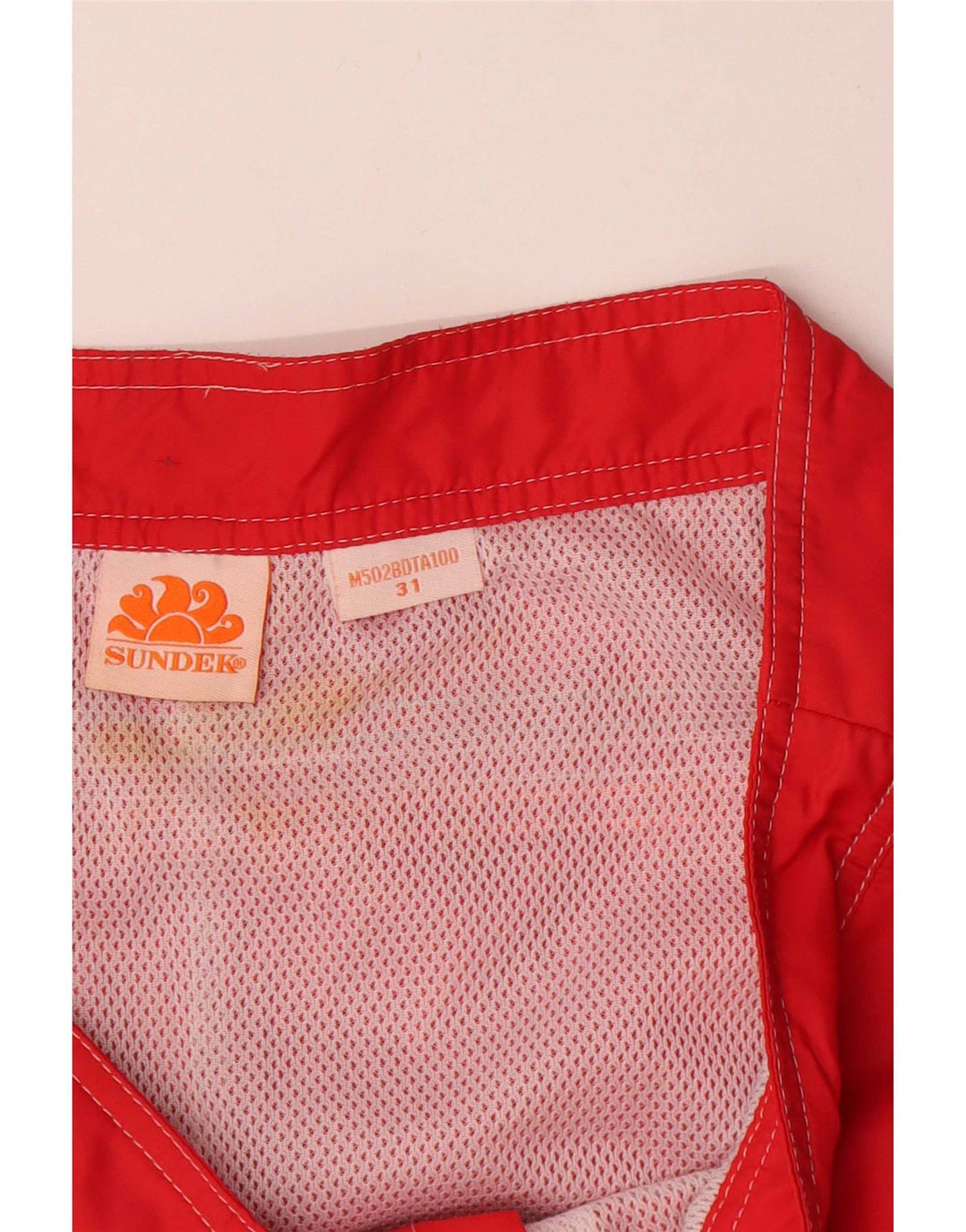 Sundek Herre badeshorts Medium Rød