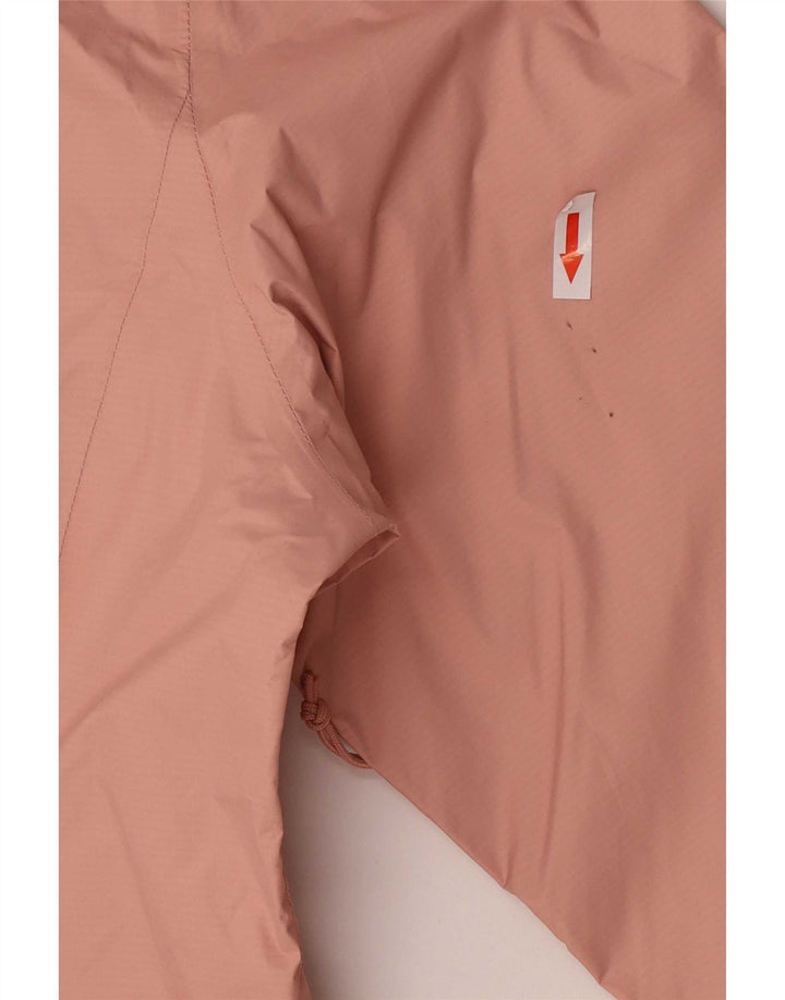The North Face Regnjakke med hætte til kvinder UK 14 Medium Pink Nylon